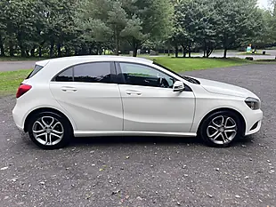 Used 2014 Mercedes-Benz a Class Sport White - Interior and Exterior details 7