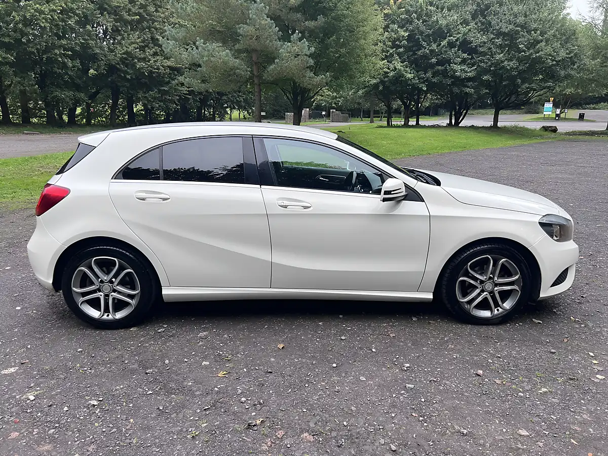 Used 2014 Mercedes-Benz a Class Sport White - Interior and Exterior details 7