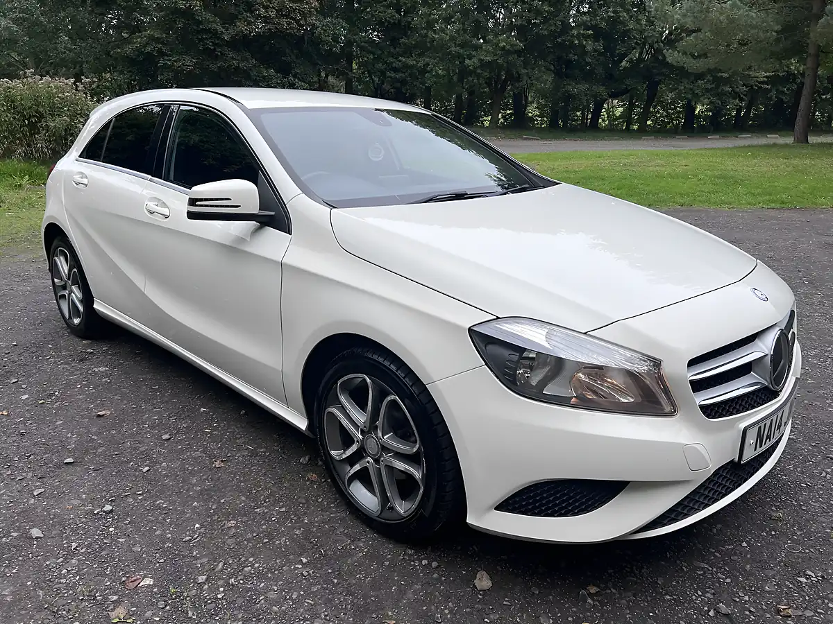 Used 2014 Mercedes-Benz a Class Sport White - Interior and Exterior details 8