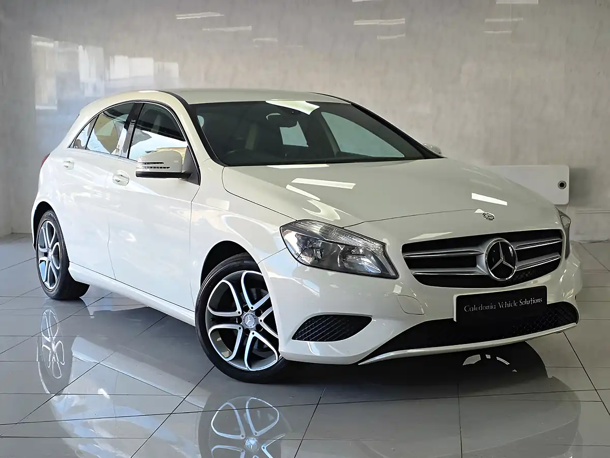 Used 2014 Mercedes-Benz a-Class Sport White - Front View