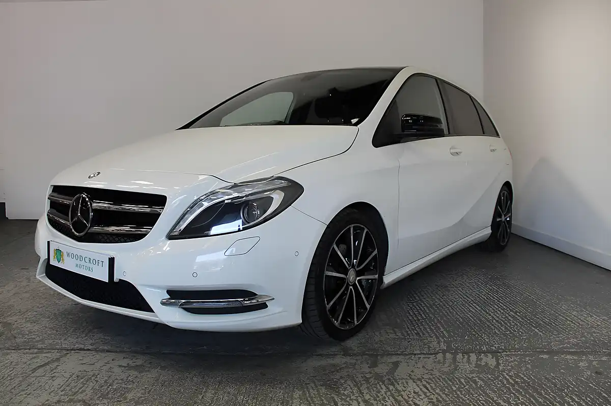 Used 2014 Mercedes-Benz B Class Sport White - Interior and Exterior details 2