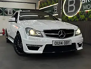 Used 2014 Mercedes-Benz C Class 8X Services & Huge Spec White - Interior and Exterior details 3