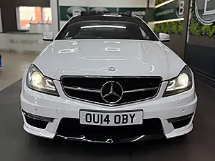 Used 2014 Mercedes-Benz C Class 8X Services & Huge Spec White - Interior and Exterior details 4