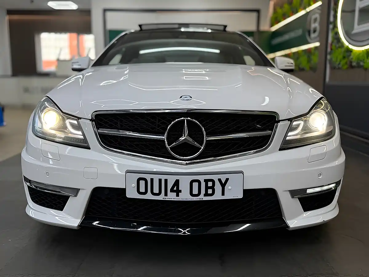 Used 2014 Mercedes-Benz C Class 8X Services & Huge Spec White - Interior and Exterior details 5