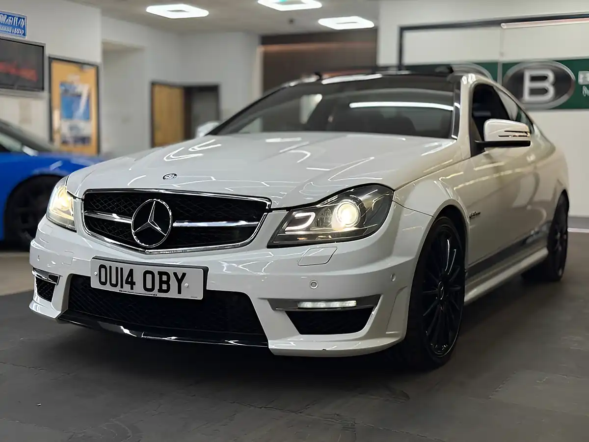 Used 2014 Mercedes-Benz C Class 8X Services & Huge Spec White - Interior and Exterior details 6