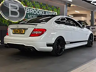 Used 2014 Mercedes-Benz C Class 8X Services & Huge Spec White - Interior and Exterior details 9