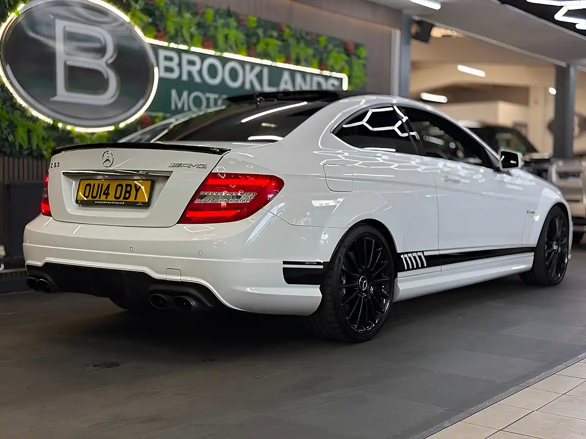 Used 2014 Mercedes-Benz C Class 8X Services & Huge Spec White - Interior and Exterior details 9