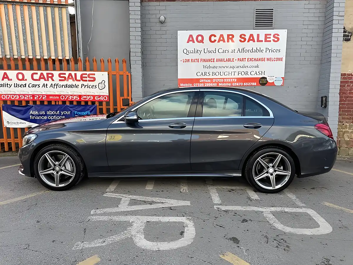 Used 2014 Mercedes-Benz C Class AMG Line Grey - Interior and Exterior details 4