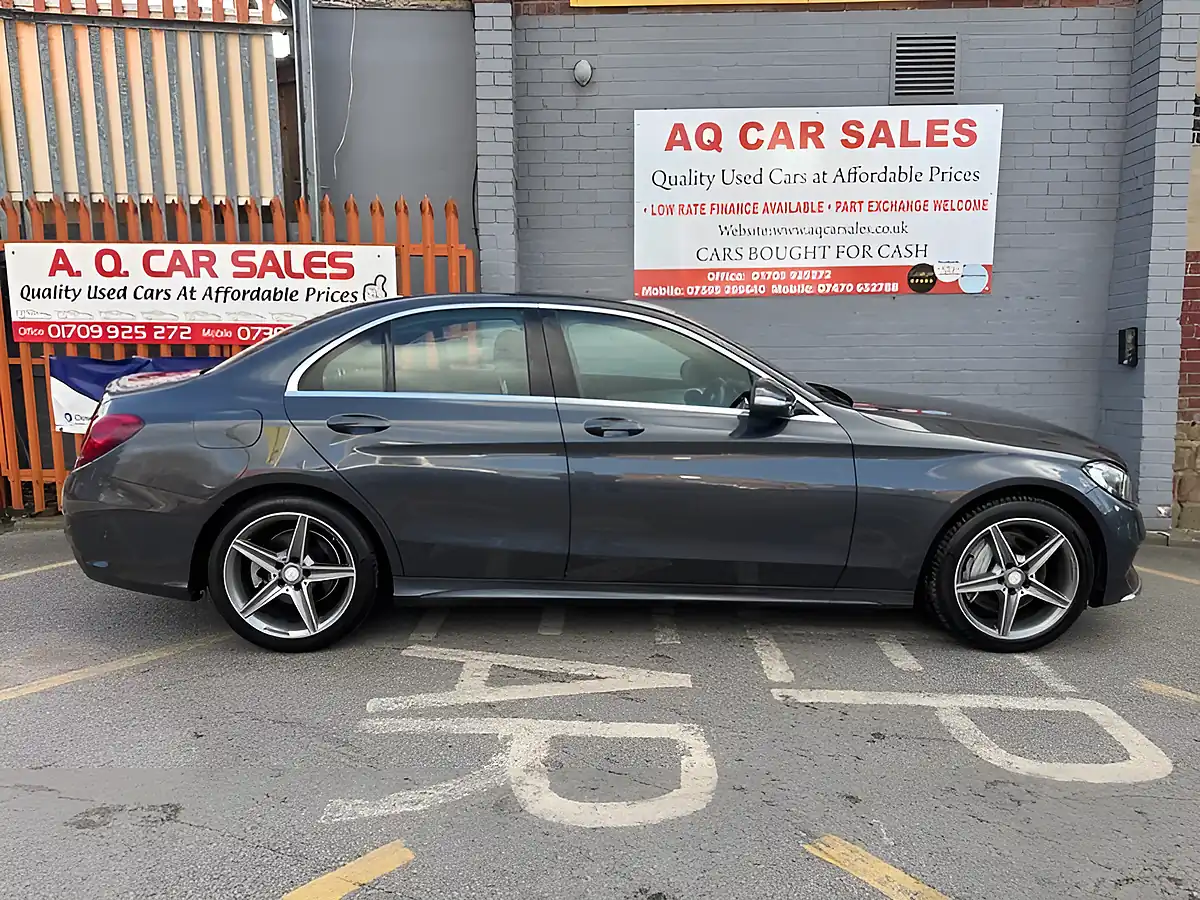 Used 2014 Mercedes-Benz C Class AMG Line Grey - Interior and Exterior details 8