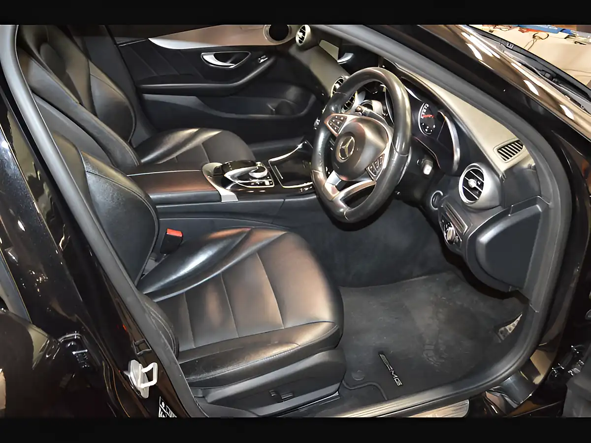 Used 2014 Mercedes-Benz C Class AMG Line Obsidian Black - Interior and Exterior details 12