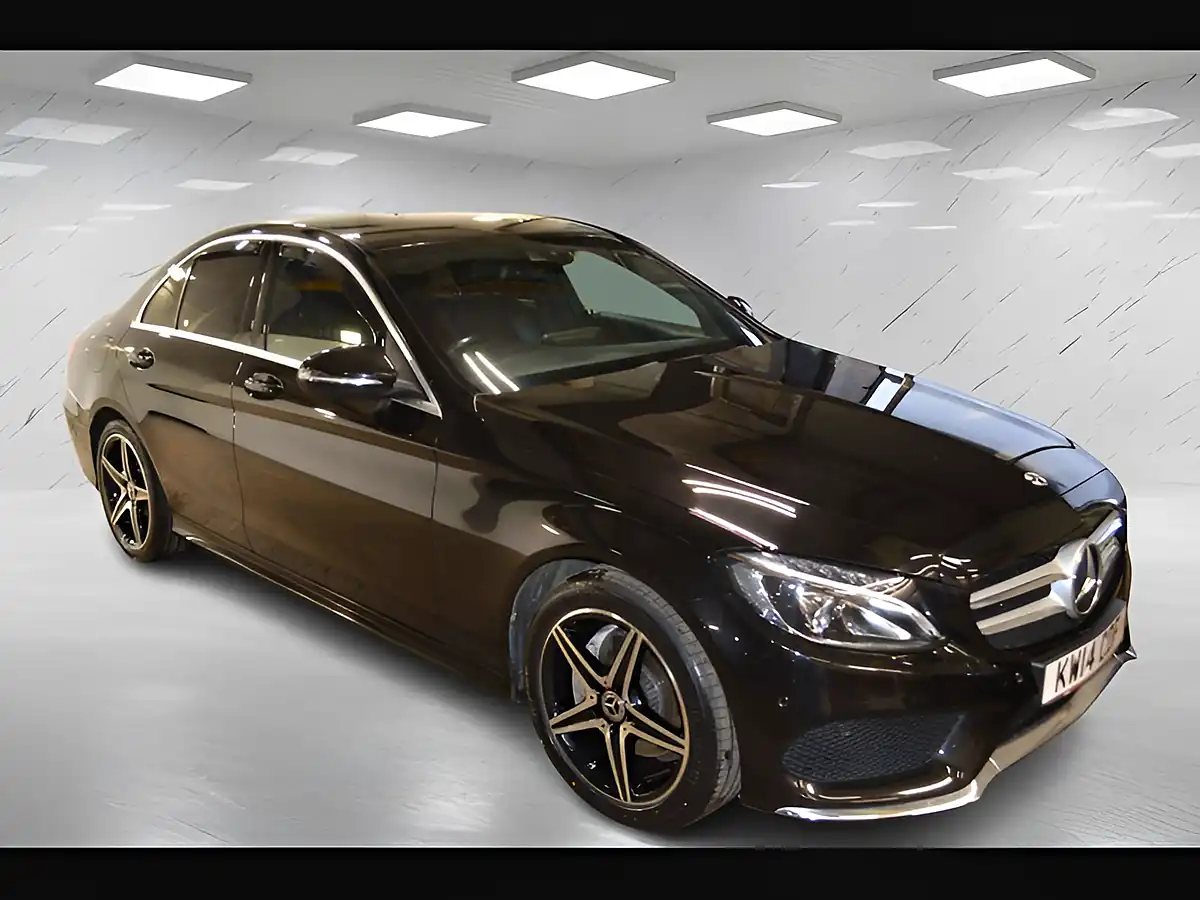 Used 2014 Mercedes-Benz C Class AMG Line Obsidian Black - Interior and Exterior details 4