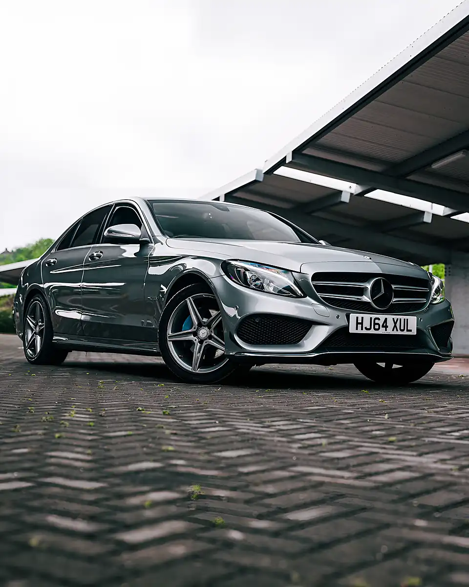 Used 2014 Mercedes-Benz C Class AMG Line Premium Plus Palladium Silver - Interior and Exterior details 10