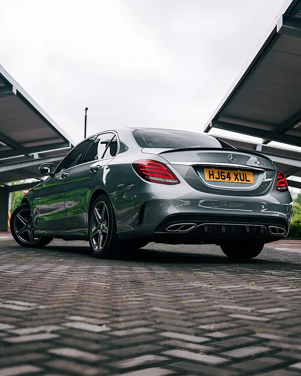 Used 2014 Mercedes-Benz C Class AMG Line Premium Plus Palladium Silver - Interior and Exterior details 14