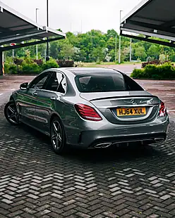 Used 2014 Mercedes-Benz C Class AMG Line Premium Plus Palladium Silver - Interior and Exterior details 15