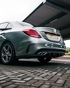 Used 2014 Mercedes-Benz C Class AMG Line Premium Plus Palladium Silver - Interior and Exterior details 16