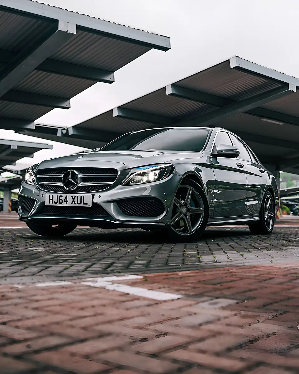 Used 2014 Mercedes-Benz C Class AMG Line Premium Plus Palladium Silver - Interior and Exterior details 2