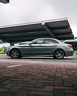 Used 2014 Mercedes-Benz C Class AMG Line Premium Plus Palladium Silver - Interior and Exterior details 3