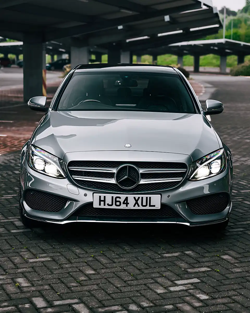 Used 2014 Mercedes-Benz C Class AMG Line Premium Plus Palladium Silver - Interior and Exterior details 4
