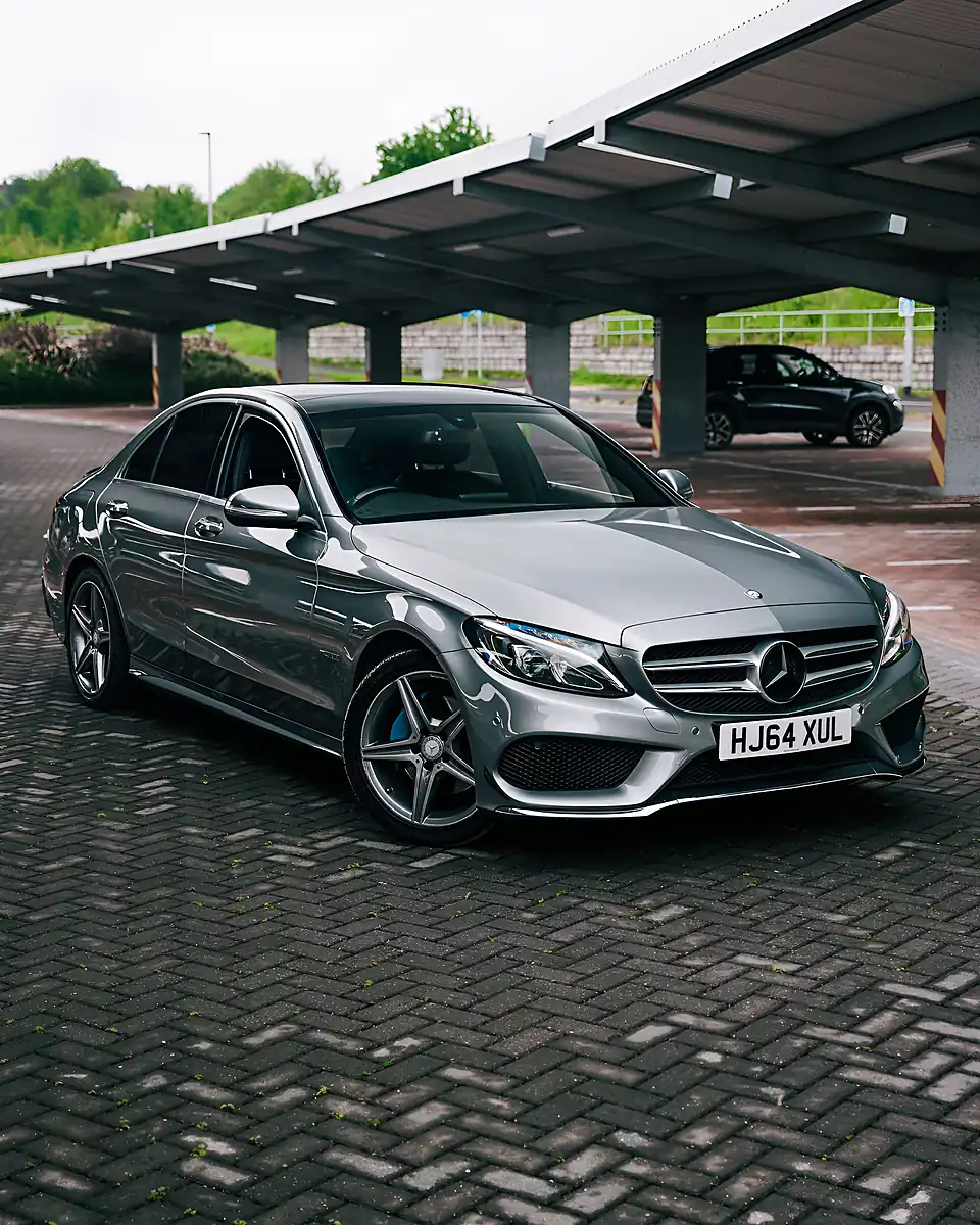 Used 2014 Mercedes-Benz C Class AMG Line Premium Plus Palladium Silver - Interior and Exterior details 9