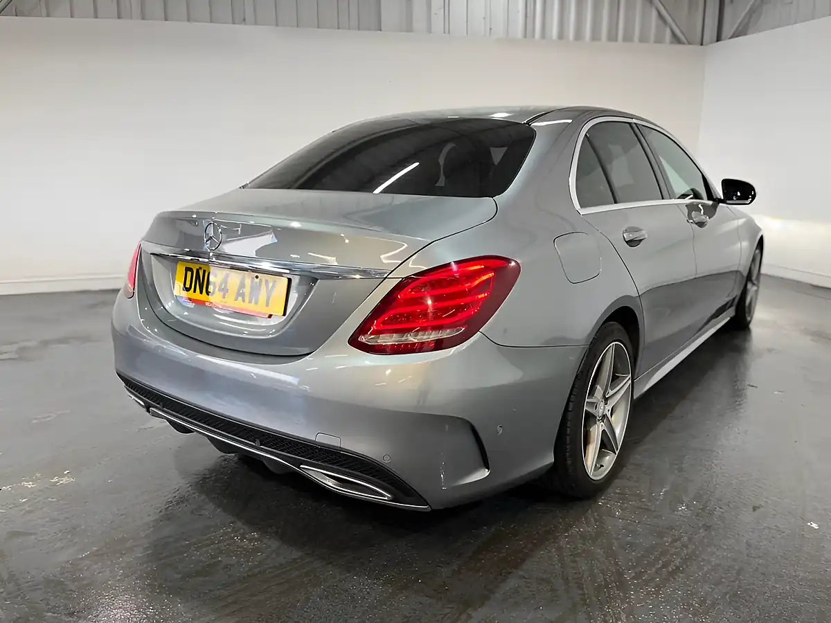 Used 2014 Mercedes-Benz C-Class AMG Line Silver - Interior and Exterior details 14
