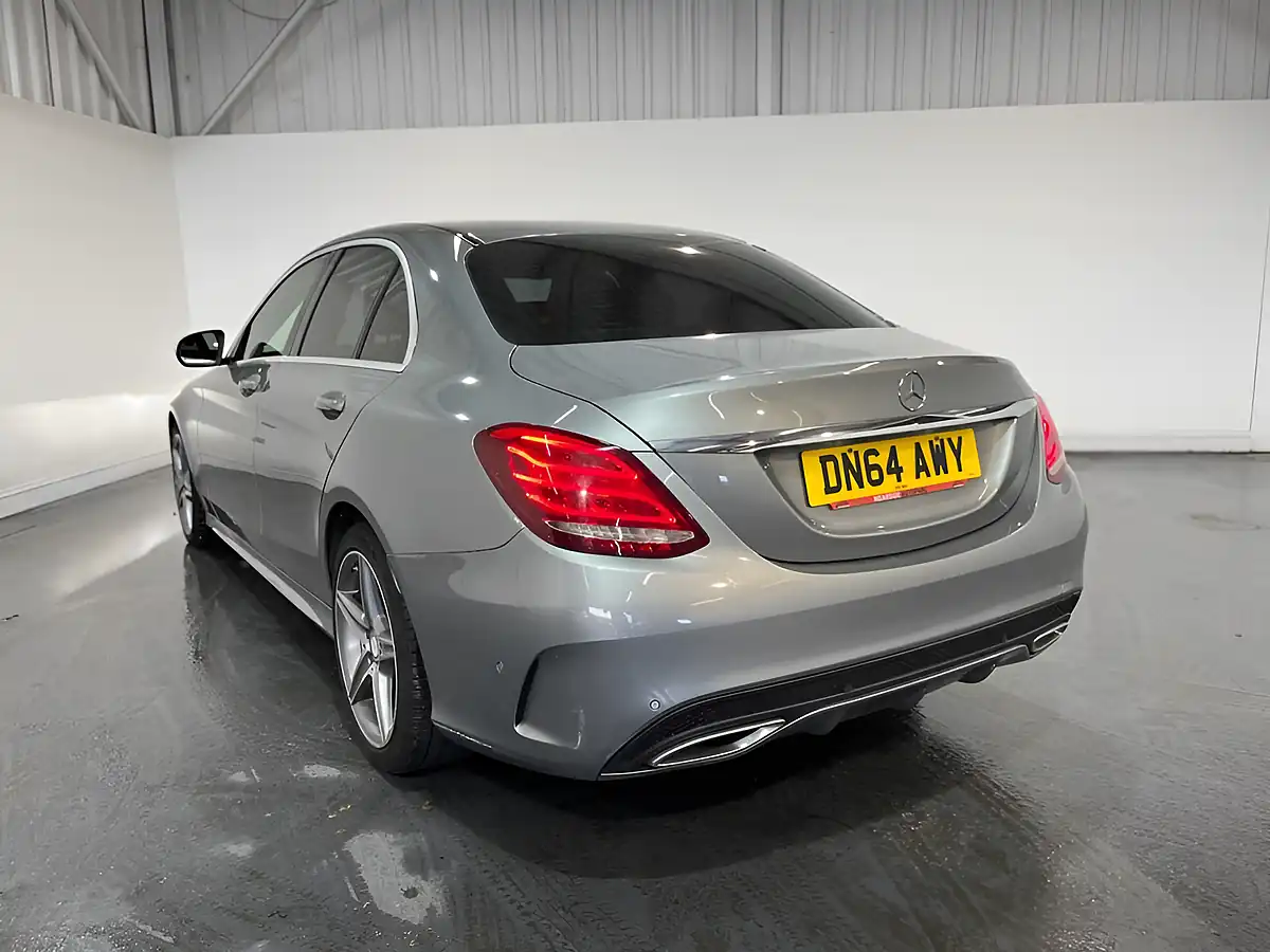 Used 2014 Mercedes-Benz C-Class AMG Line Silver - Interior and Exterior details 16