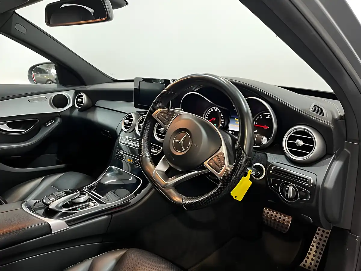 Used 2014 Mercedes-Benz C-Class AMG Line Silver - Interior and Exterior details 19