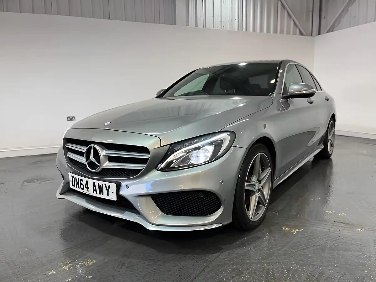 Used 2014 Mercedes-Benz C-Class AMG Line Silver - Interior and Exterior details 3