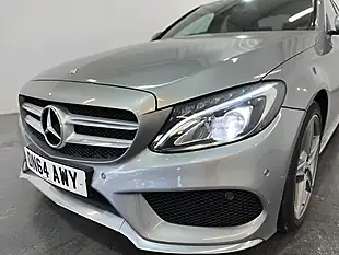 Used 2014 Mercedes-Benz C-Class AMG Line Silver - Interior and Exterior details 4