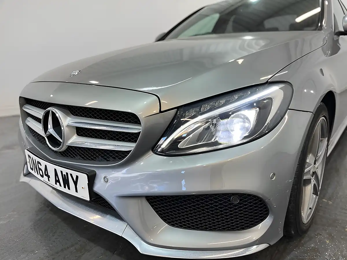 Used 2014 Mercedes-Benz C-Class AMG Line Silver - Interior and Exterior details 4