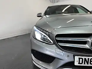 Used 2014 Mercedes-Benz C-Class AMG Line Silver - Interior and Exterior details 5
