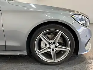 Used 2014 Mercedes-Benz C-Class AMG Line Silver - Interior and Exterior details 9