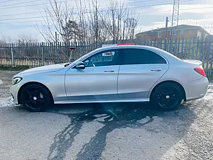 Used 2014 Mercedes-Benz C Class AMG Line Silver - Interior and Exterior details 10