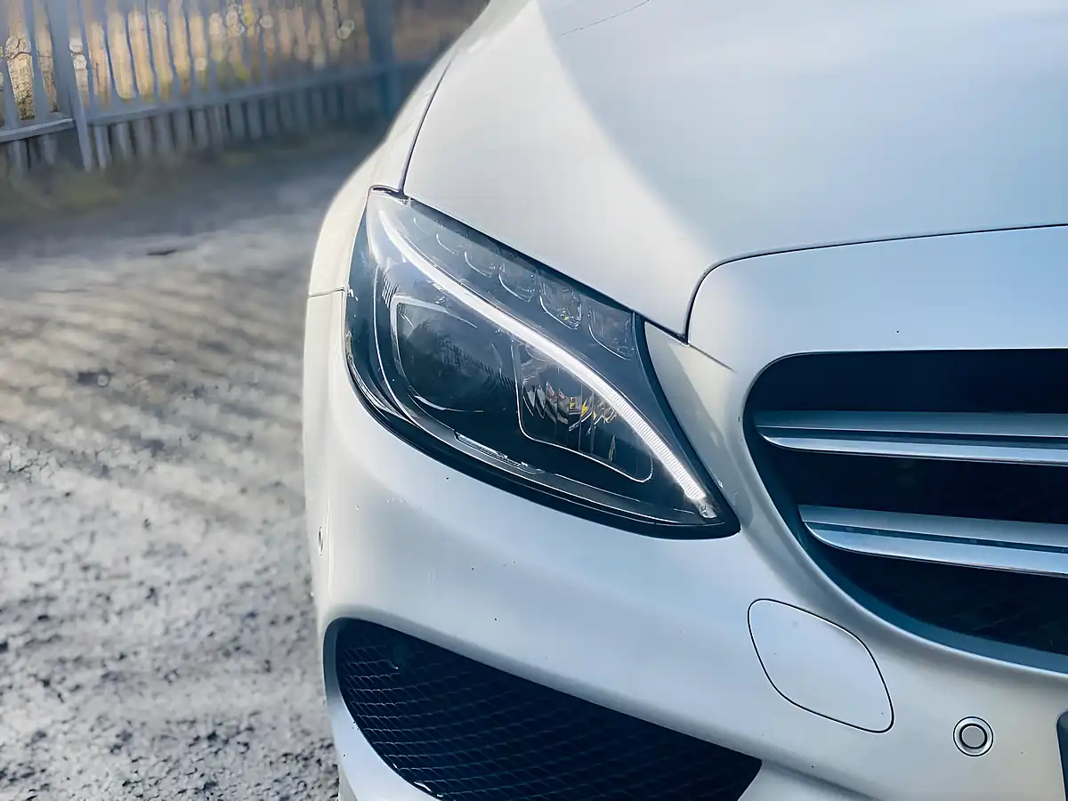 Used 2014 Mercedes-Benz C Class AMG Line Silver - Interior and Exterior details 11