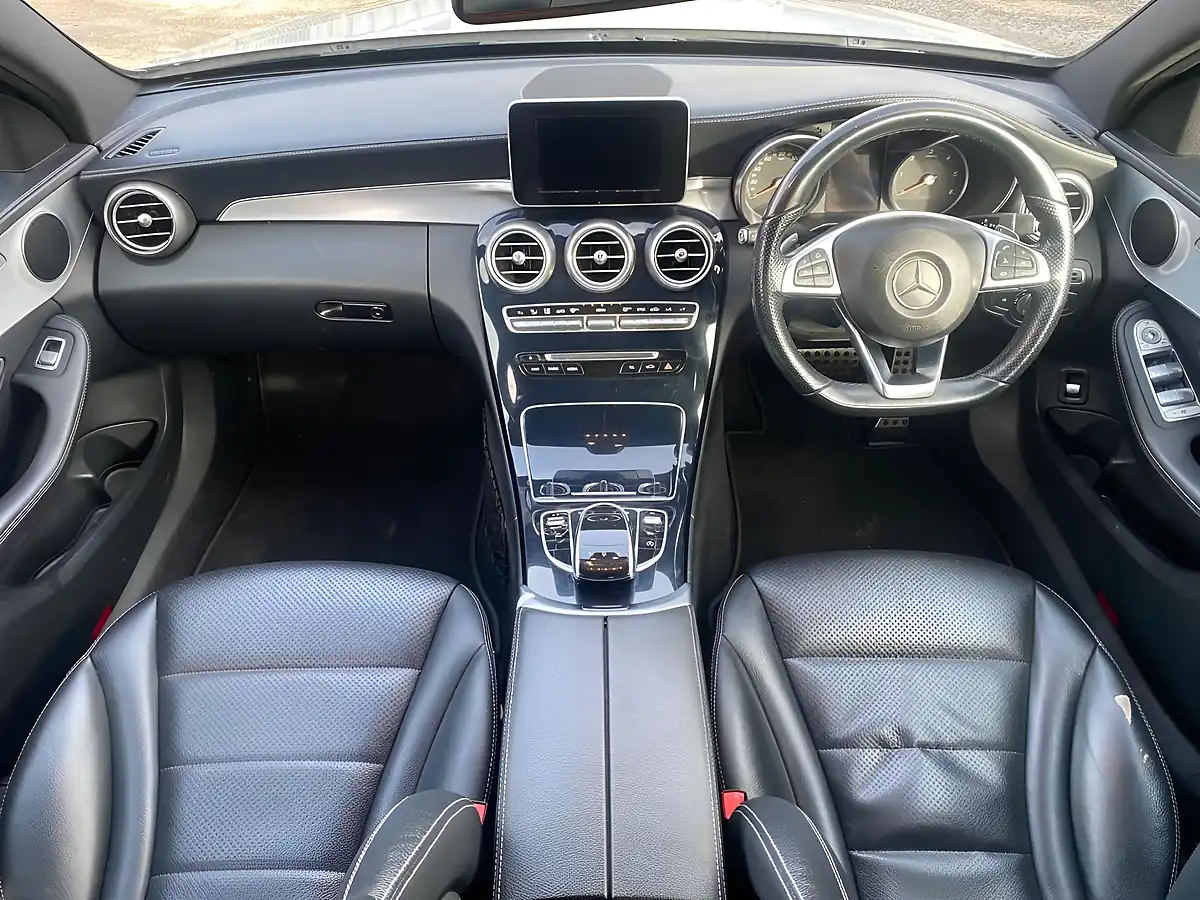 Used 2014 Mercedes-Benz C Class AMG Line Silver - Interior and Exterior details 4