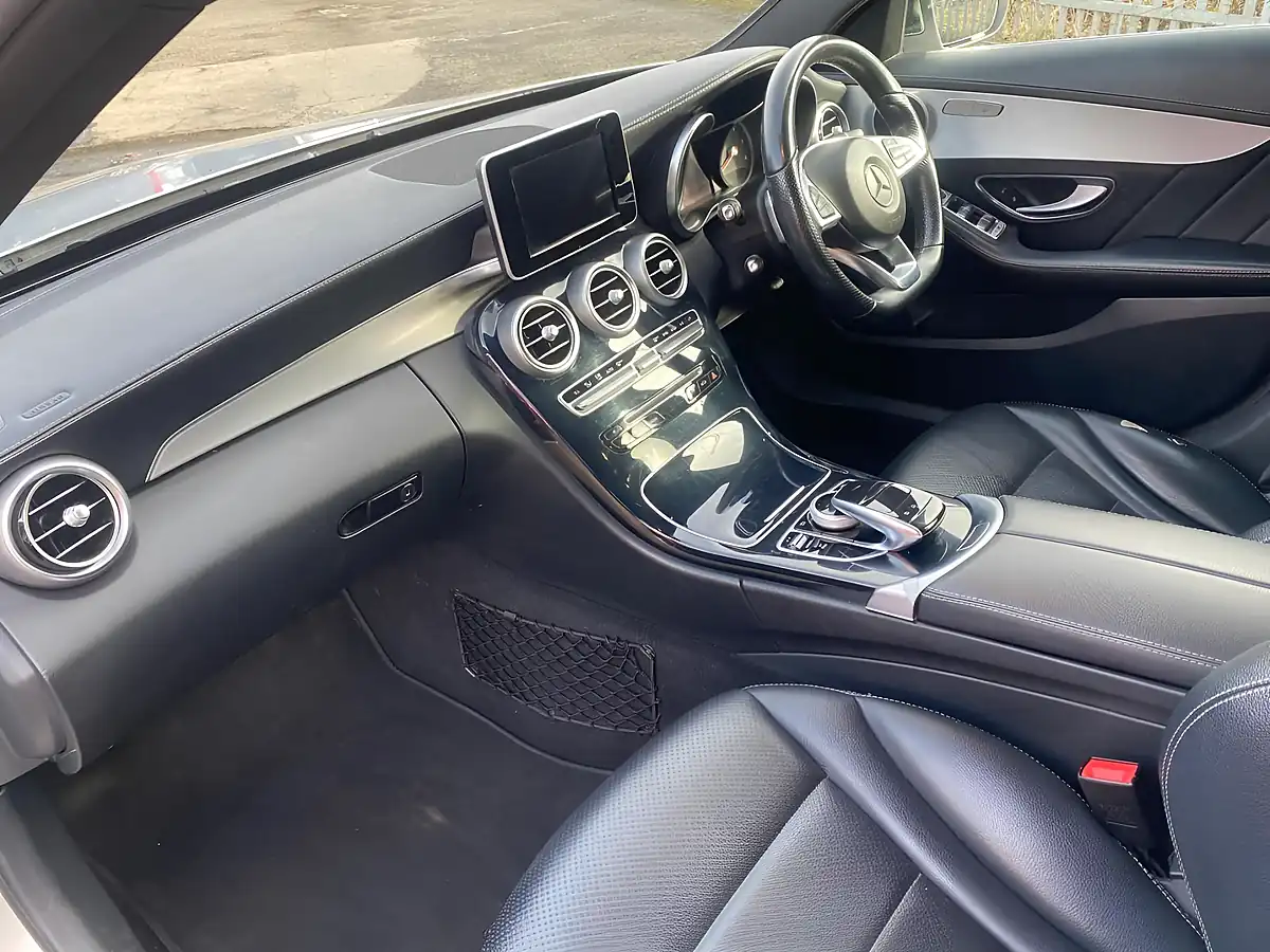 Used 2014 Mercedes-Benz C Class AMG Line Silver - Interior and Exterior details 5