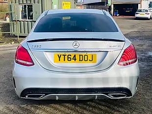 Used 2014 Mercedes-Benz C Class AMG Line Silver - Interior and Exterior details 8