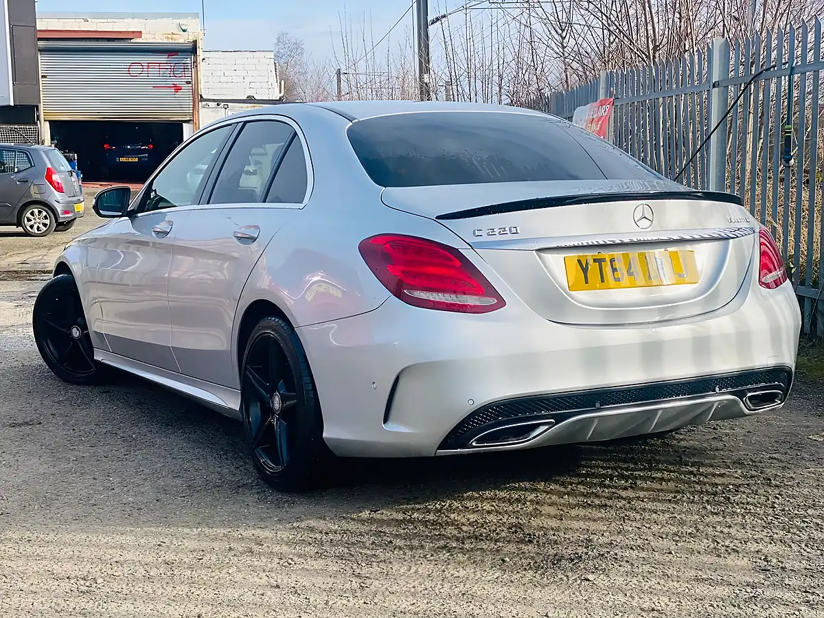 Used 2014 Mercedes-Benz C Class AMG Line Silver - Interior and Exterior details 9