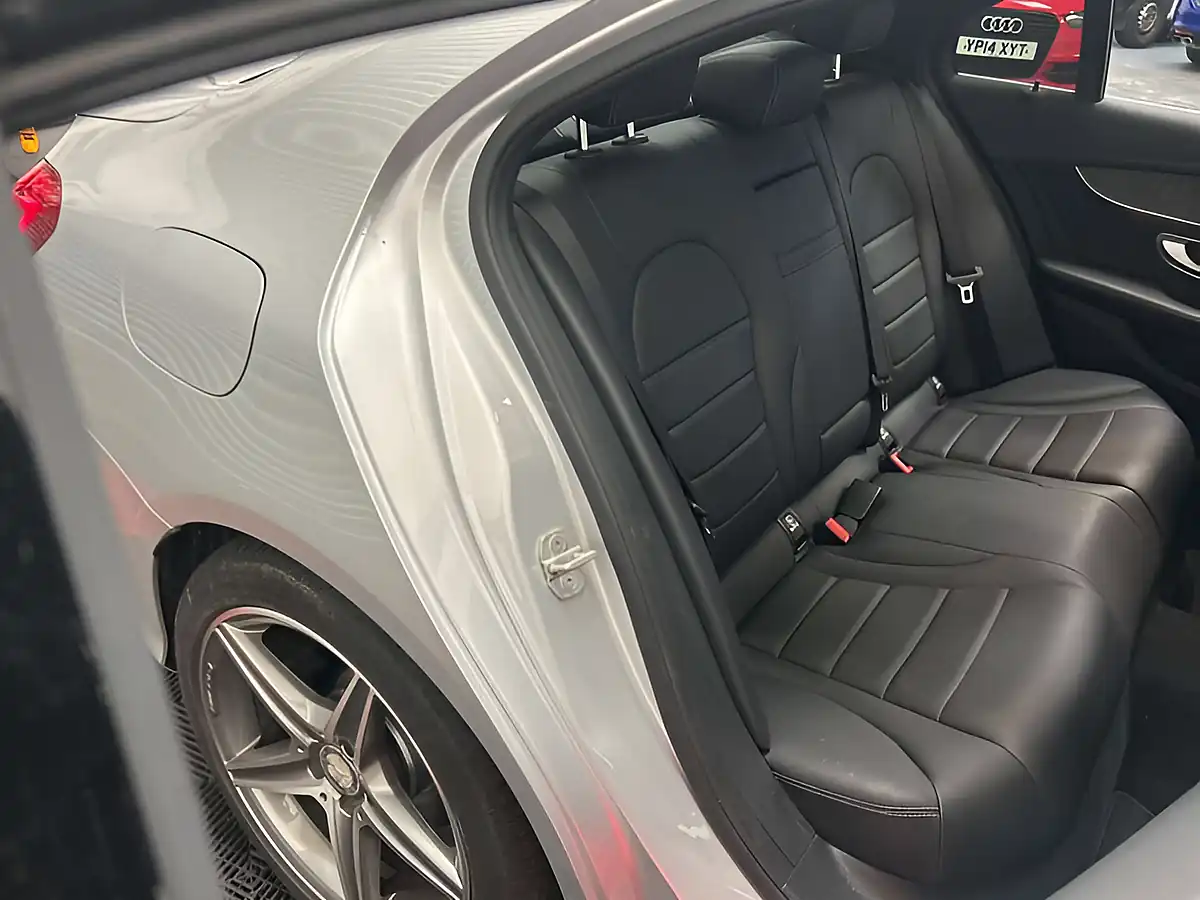 Used 2014 Mercedes-Benz C Class AMG Line Silver - Interior and Exterior details 17