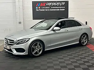 Used 2014 Mercedes-Benz C Class AMG Line Silver - Interior and Exterior details 2