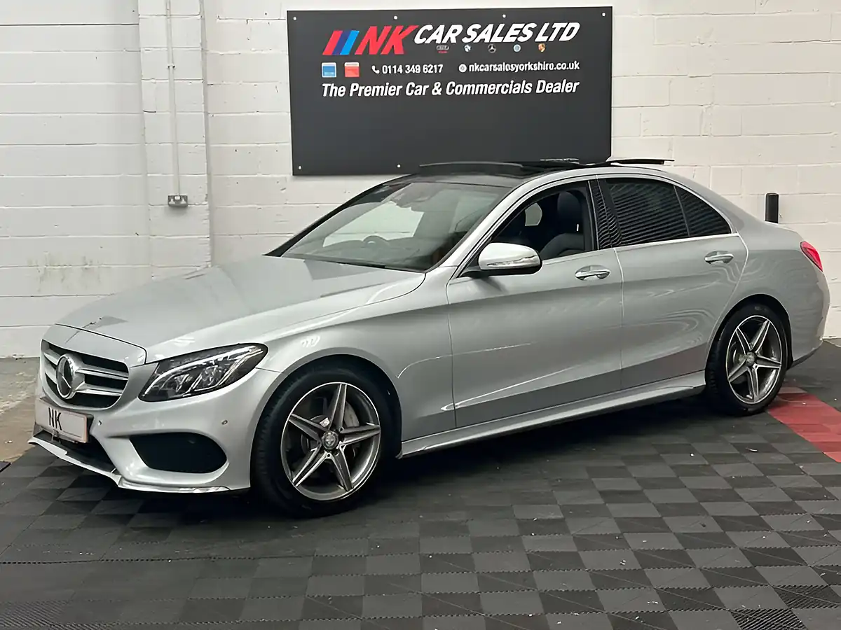 Used 2014 Mercedes-Benz C Class AMG Line Silver - Interior and Exterior details 2