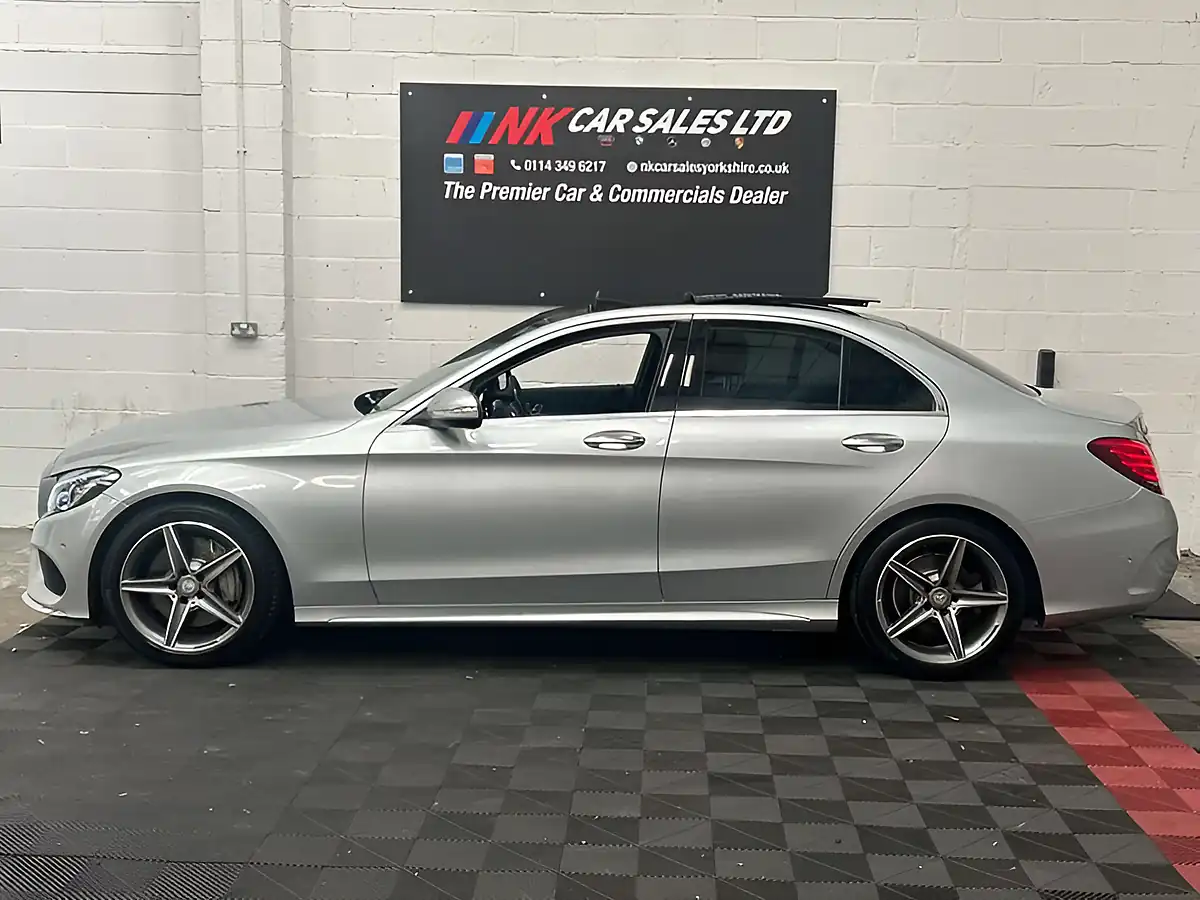 Used 2014 Mercedes-Benz C Class AMG Line Silver - Interior and Exterior details 20
