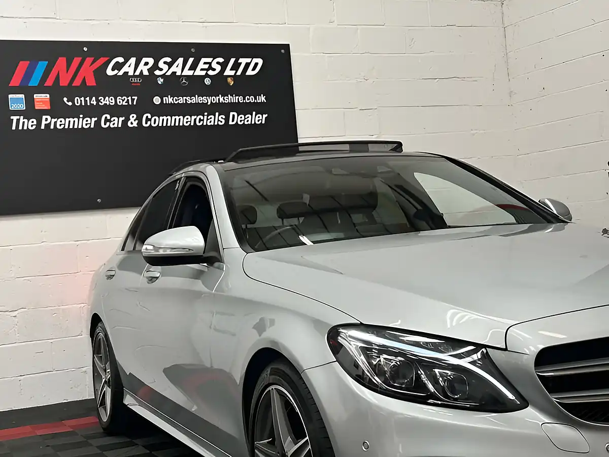 Used 2014 Mercedes-Benz C Class AMG Line Silver - Interior and Exterior details 3