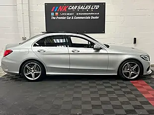 Used 2014 Mercedes-Benz C Class AMG Line Silver - Interior and Exterior details 5