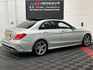 Used 2014 Mercedes-Benz C Class AMG Line Silver - Interior and Exterior details 8
