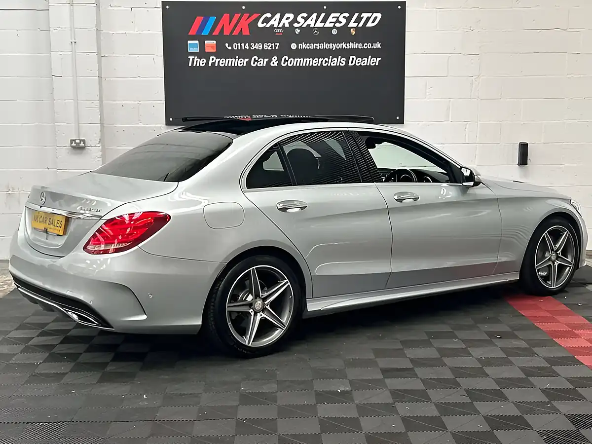 Used 2014 Mercedes-Benz C Class AMG Line Silver - Interior and Exterior details 8