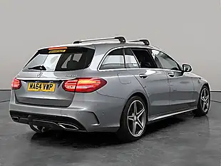Used 2014 Mercedes-Benz C Class AMG Line Silver - Interior and Exterior details 3
