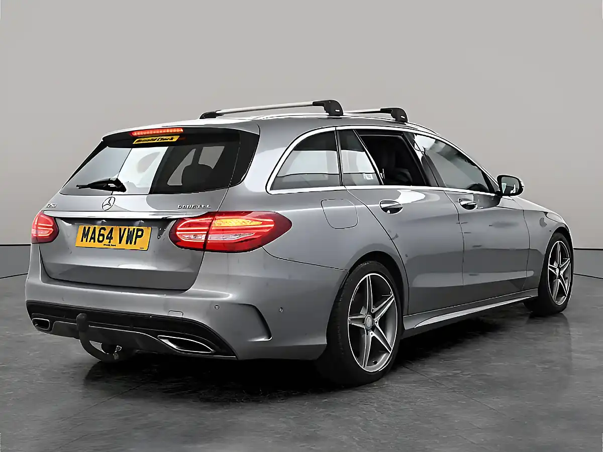 Used 2014 Mercedes-Benz C Class AMG Line Silver - Interior and Exterior details 3