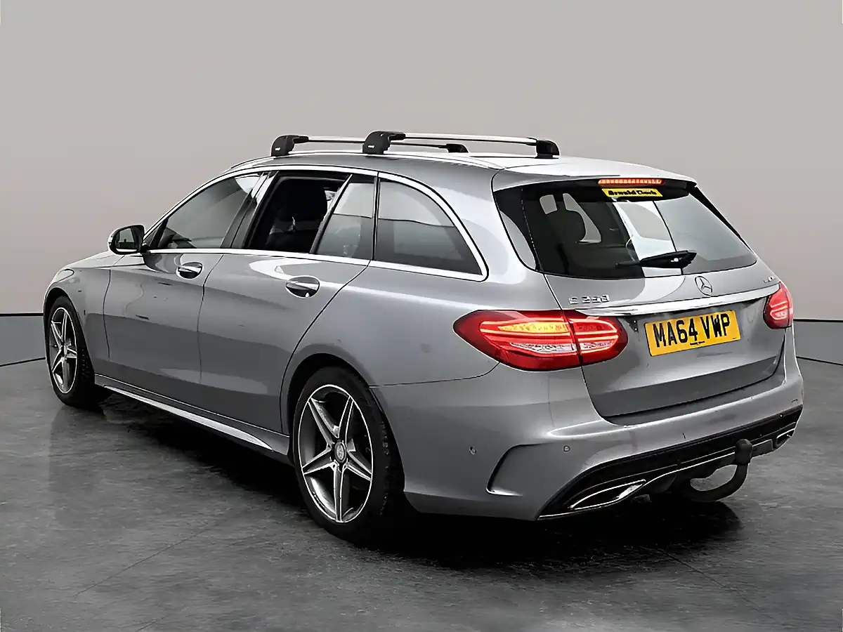 Used 2014 Mercedes-Benz C Class AMG Line Silver - Interior and Exterior details 4