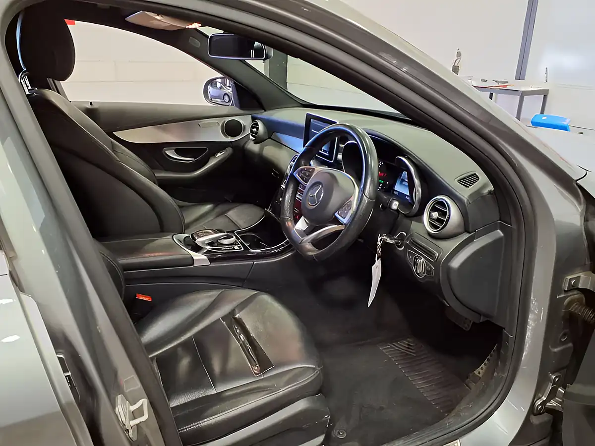 Used 2014 Mercedes-Benz C Class AMG Line Silver - Interior and Exterior details 6