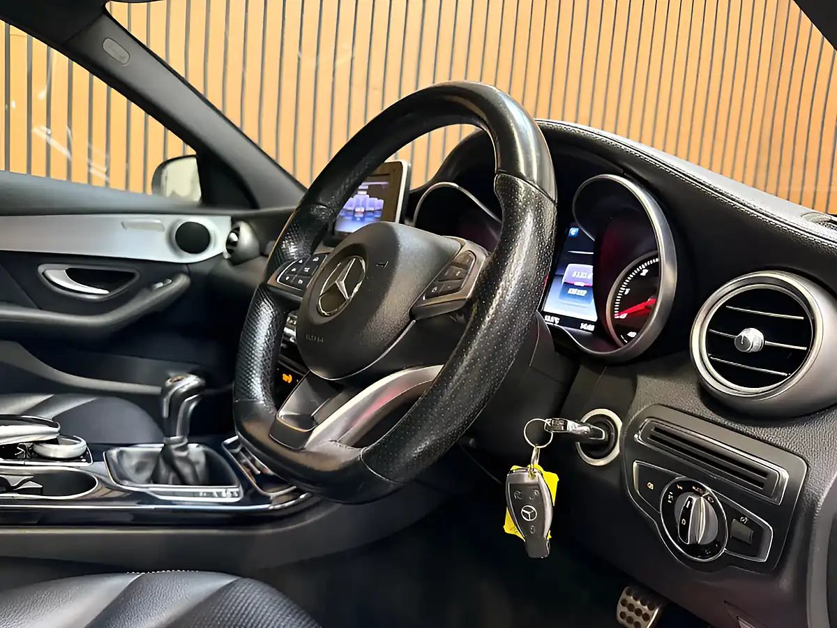 Used 2014 Mercedes-Benz C Class AMG Line White - Interior and Exterior details 10